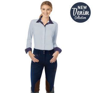 Bella Denim Euro Seat Knee Patch Breech